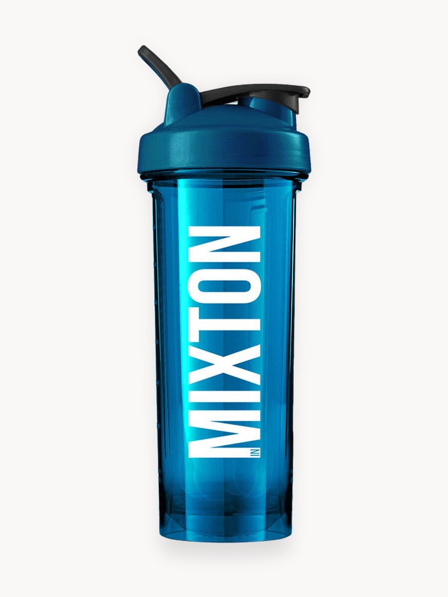 Шейкер для протеина и коктейлей спортивный inMixton 700 мл из тритана Синий