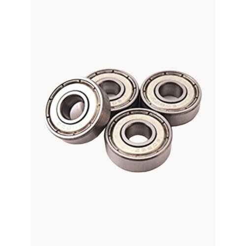 Подшипники ABEC-5 608 ZZ скоростные . набор 4 шт с втулками 10 мм. для самоката , скейта , беговела , для роликов. Закрытый радиальный подшипник АВЕС5 608ZZ