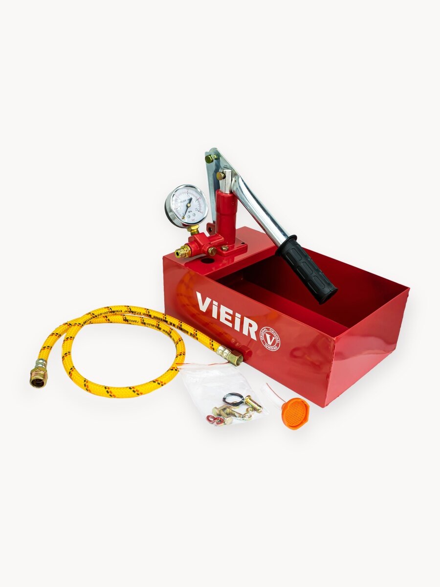 Опрессовочный аппарат ViEiR ручной 5 литров RP-53 / насос для подкачки системы отопления