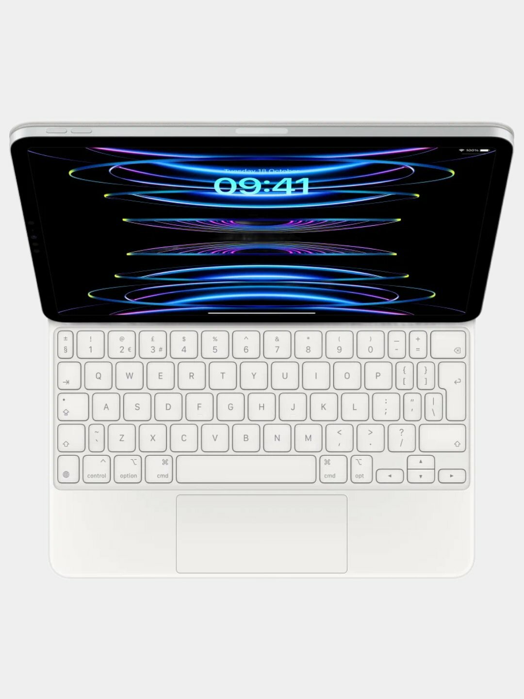 Клавиатура Apple "Magic Keyboard", английская, для iPad 12,9 2021 , БЕЛАЯ