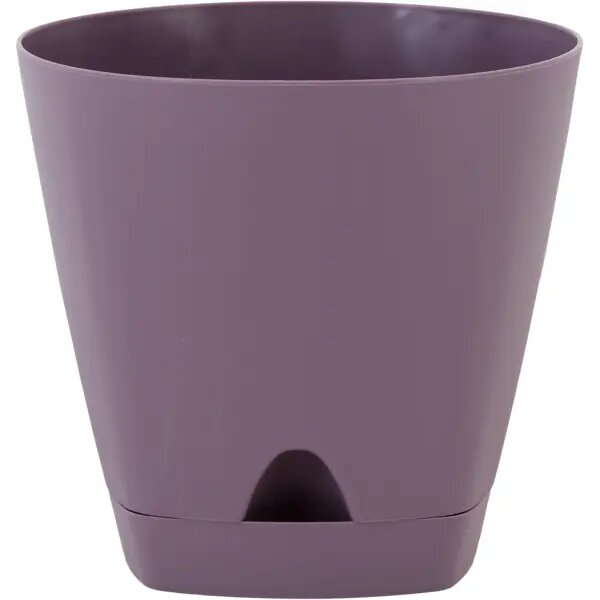 Горшок цветочный Ingreen Amsterdam ø14 h13 см v1.35 л пластик морозная слива