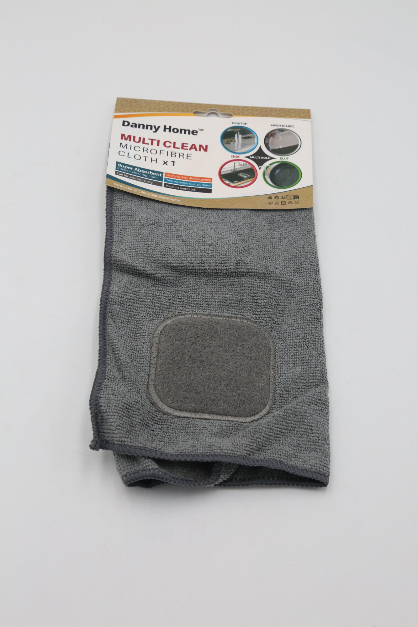 Тряпка универсальная (микроволокно) HOMEZAZA/DANNY HOME DM23-005 40х30см 1шт 120х1