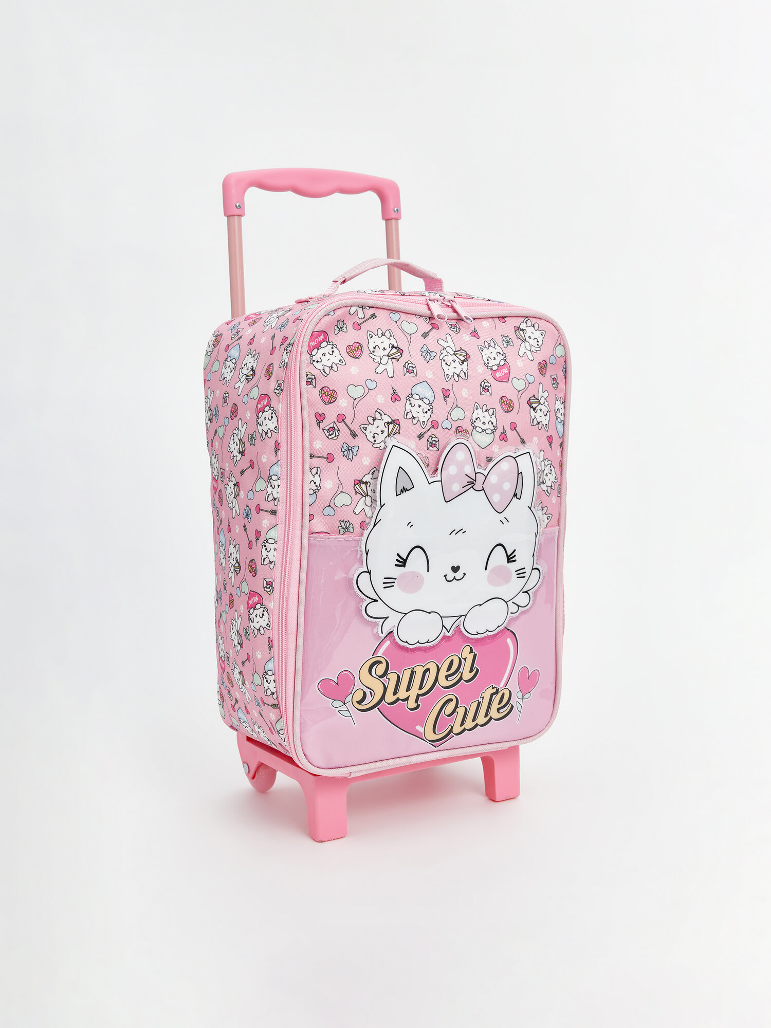 Чемодан LC Waikiki ручная кладь розовый