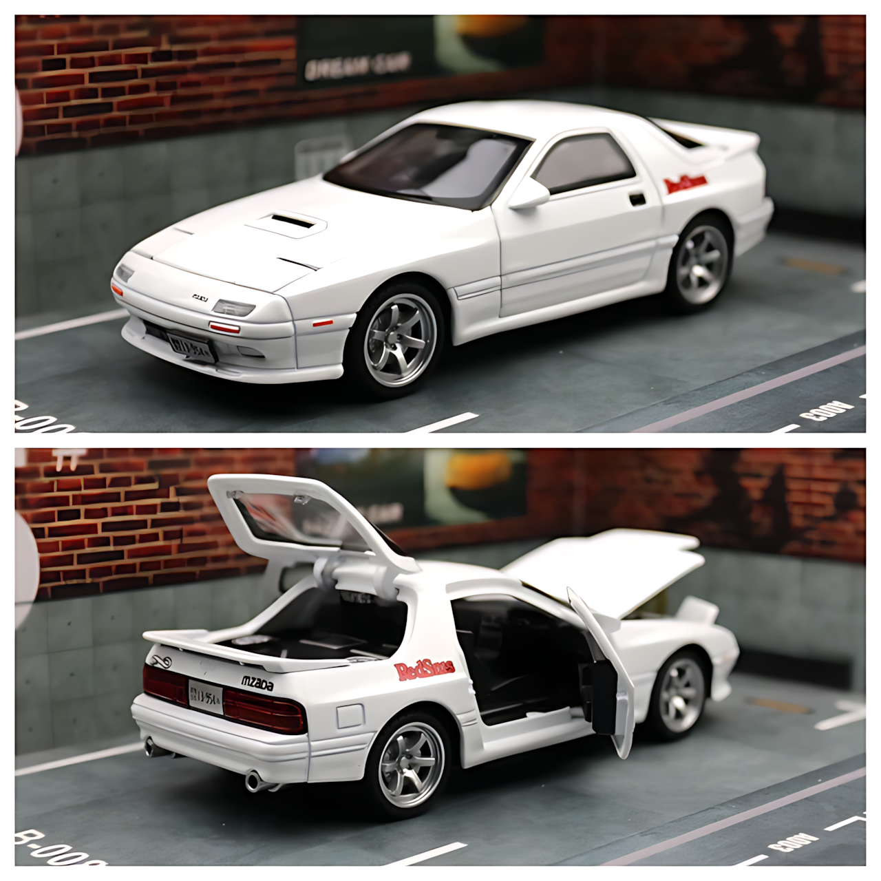 Машина CHIYUAN mazda RX7, масштаб 1:32, металлическая, для детей от 2 лет