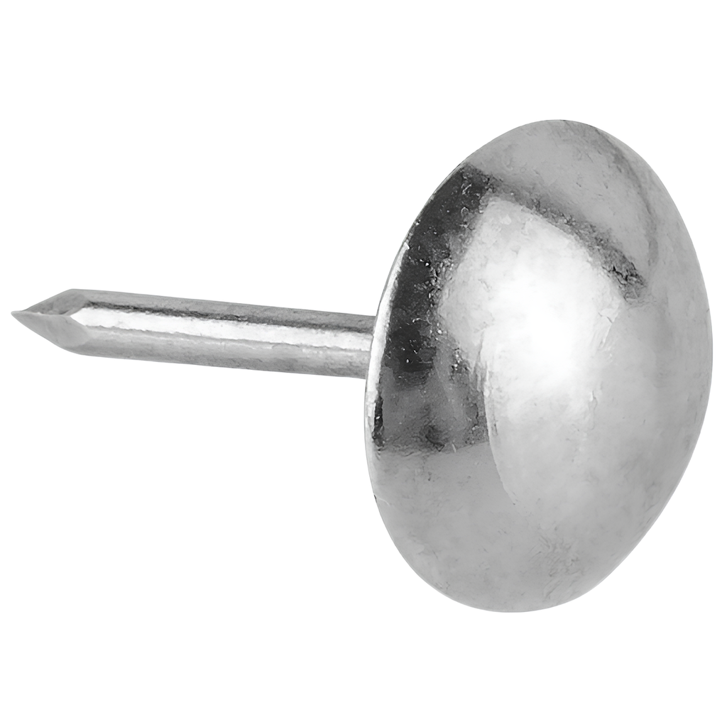 Гвозди декоративные для мебели 12х16 мм STARFIX Сфера хром 100 штук (SMZ1-87652-100)