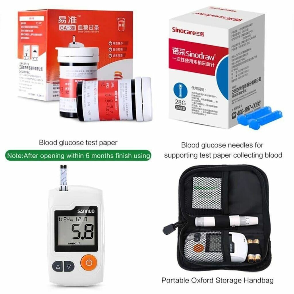 Иглы Sinocare для тех, кто постоянно измеряет уровень сахара в крови (50 шт.)