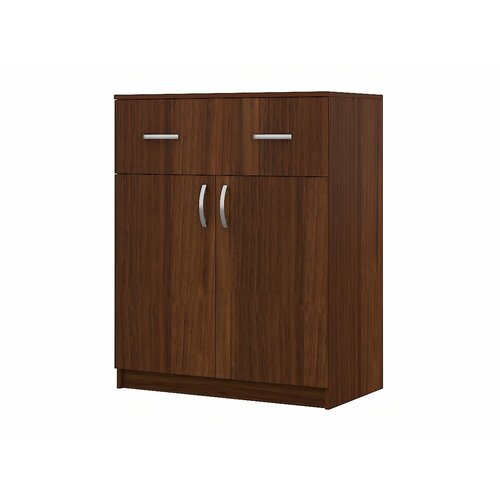 фото Тумба тм-48 (шхгхв) (800х420х1010)мм, 35 кг, орех, 1 ящик, 2 дверки, "колизей мебель"