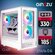 Корпус Ginzzu CL420 mATX , боковая панель закаленное стекло на кл...