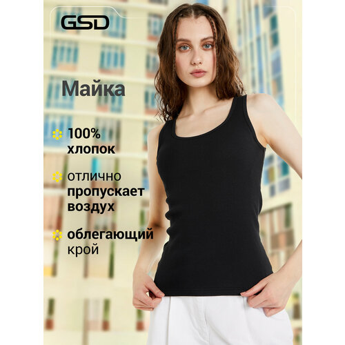 фото Майка gsd w gsd rib cotton tank, размер 48, чёрный