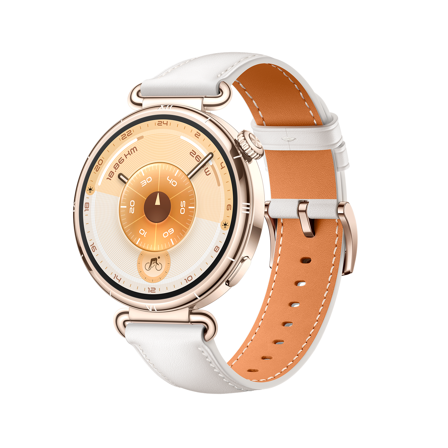 Смарт-часы HUAWEI Watch GT 6 41 мм, белый ремешок из композитной кожи (55020FVV)