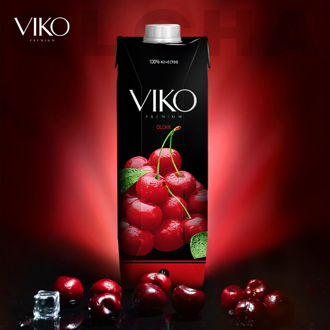 Сок Viko , 1 л разных вкусов без консервантов и красителей без добавок