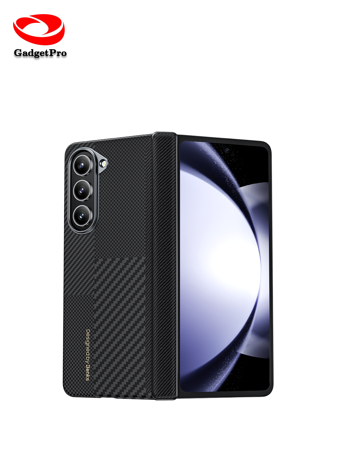 Чехол для Samsung Galaxy Fold 6 из кевлара/карбона: прочный и стильный аксессуар