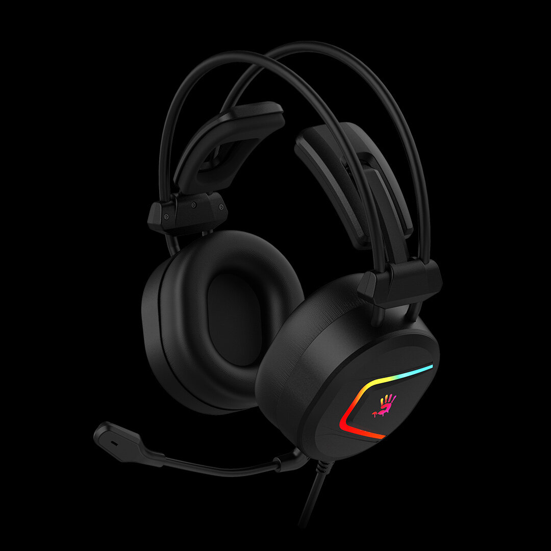Игровая гарнитура Bloody MC750, с RGB-подсветкой, HiFi, ANC, USB