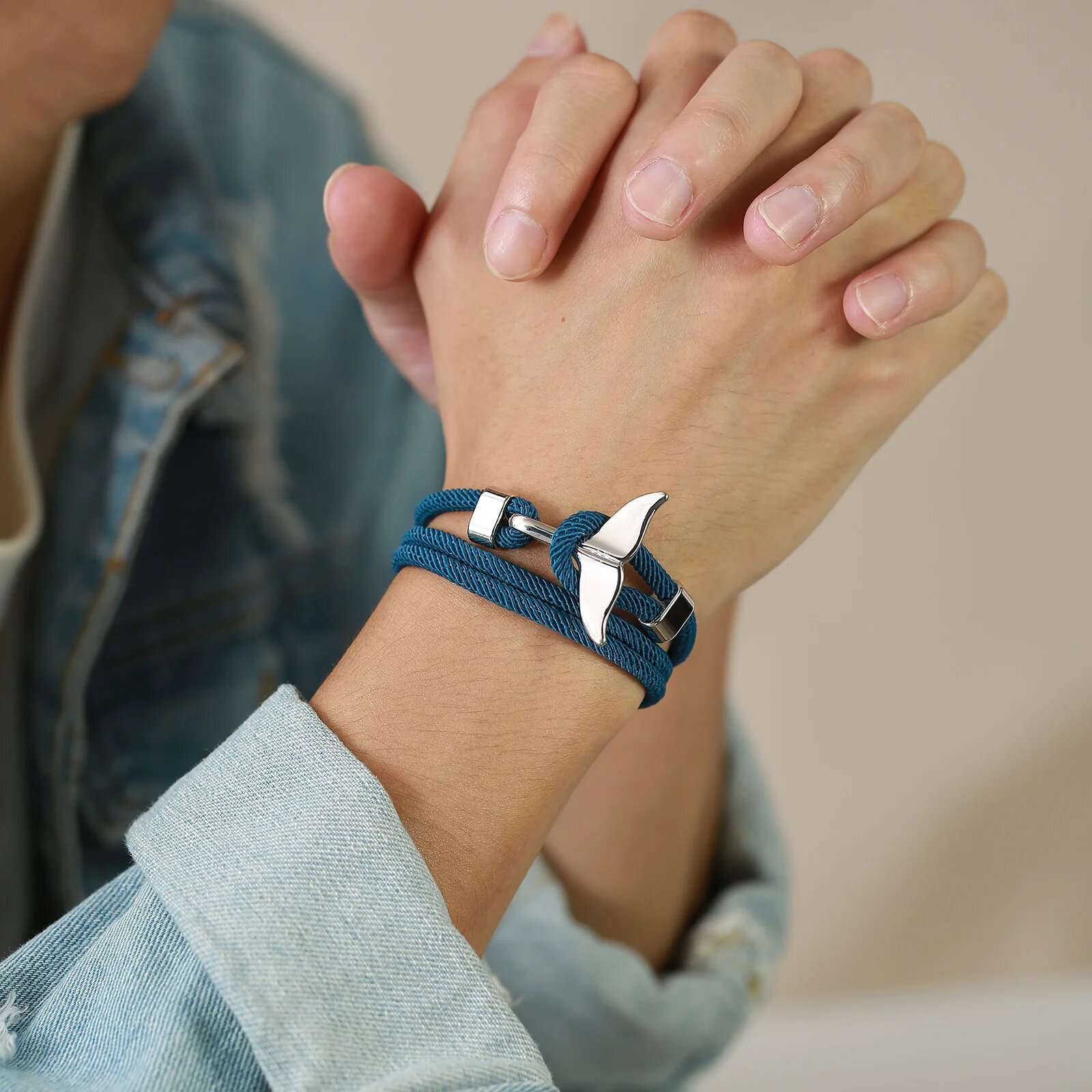 Браслет-нить, металл