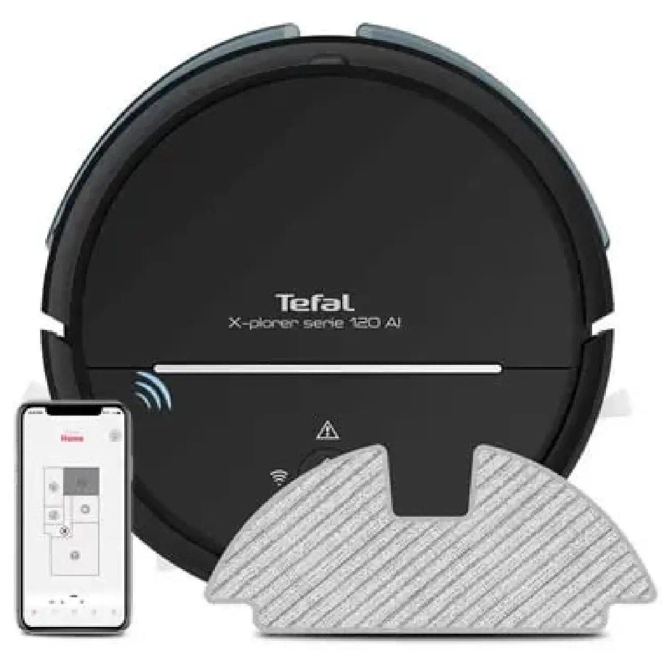 Робот-пылесос Tefal RG7865WH, В комплекте: комбинированная, Вес: 3 кг, Габариты: 33.50x33.50x9.70 см