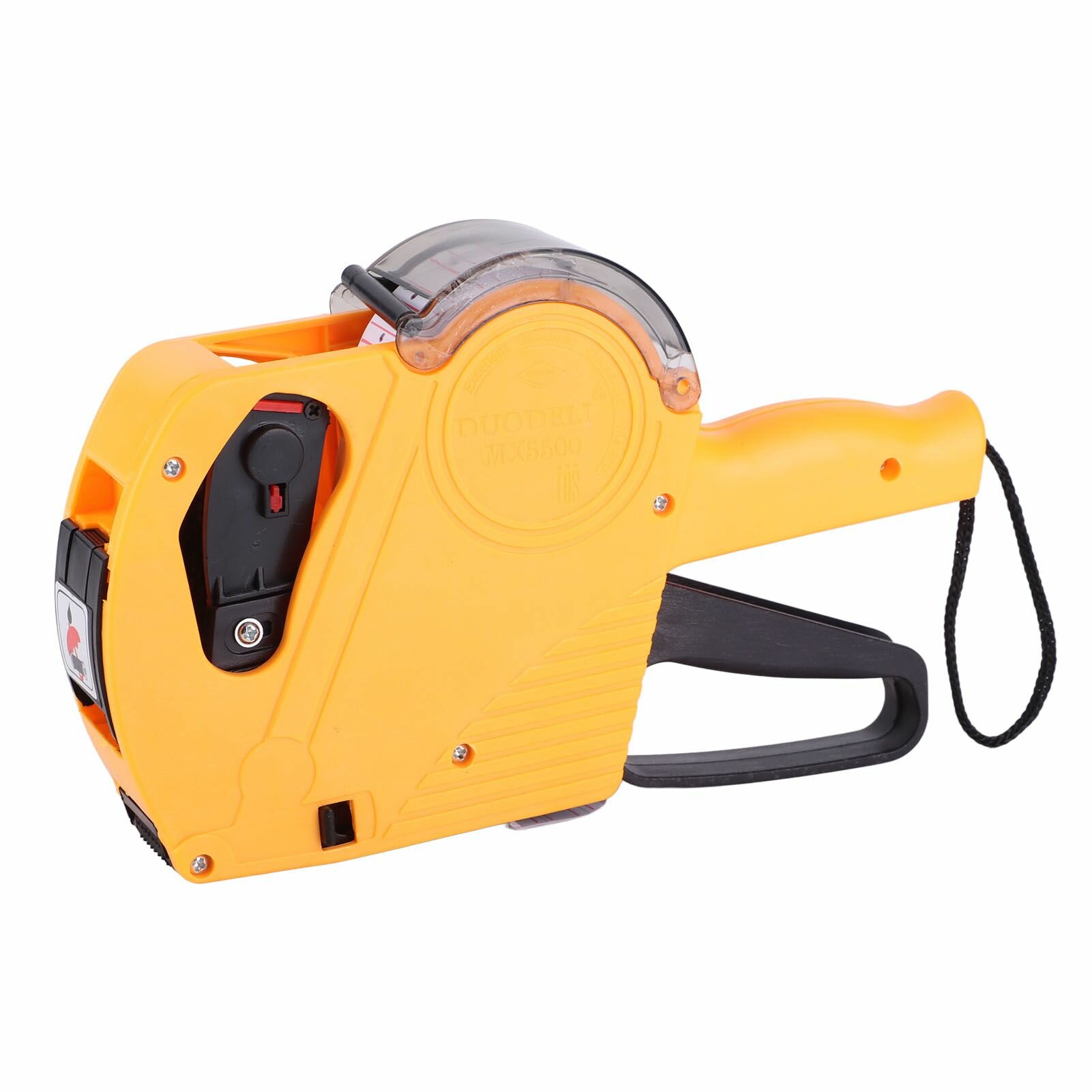 8-значный ручной этикетировщик ценников с крышкой, прочный, практичный, удобный, с ощущением руки, машина для ценников, желтый китайский