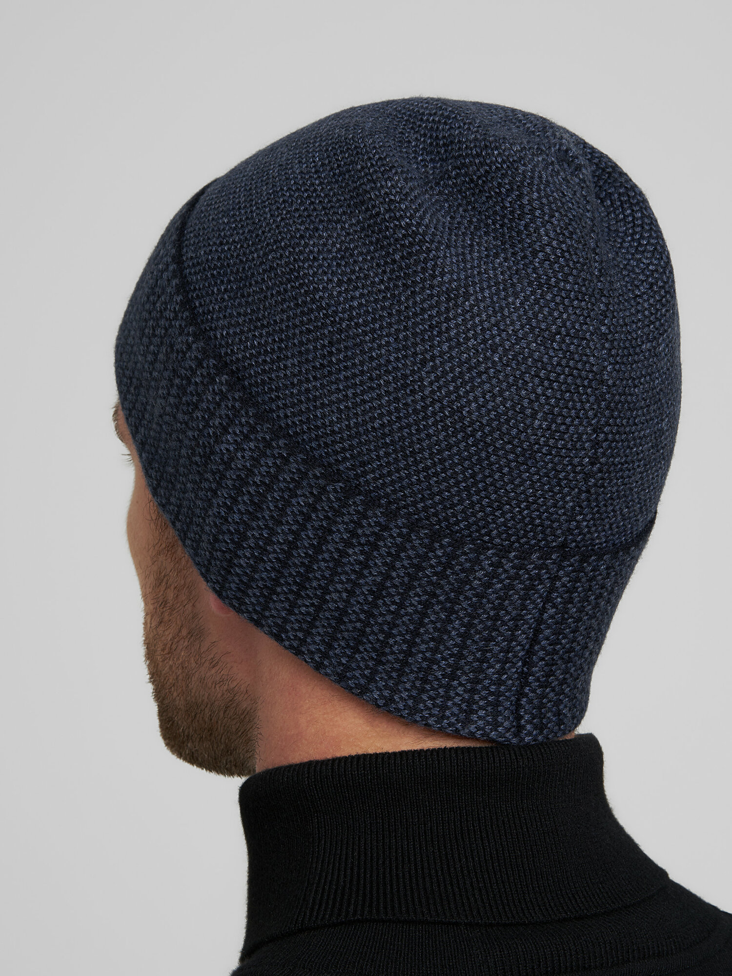 Шапка-бини HENDERSON Осень-зима 2020 для мужчин, размер 56-60, синий — фото 1