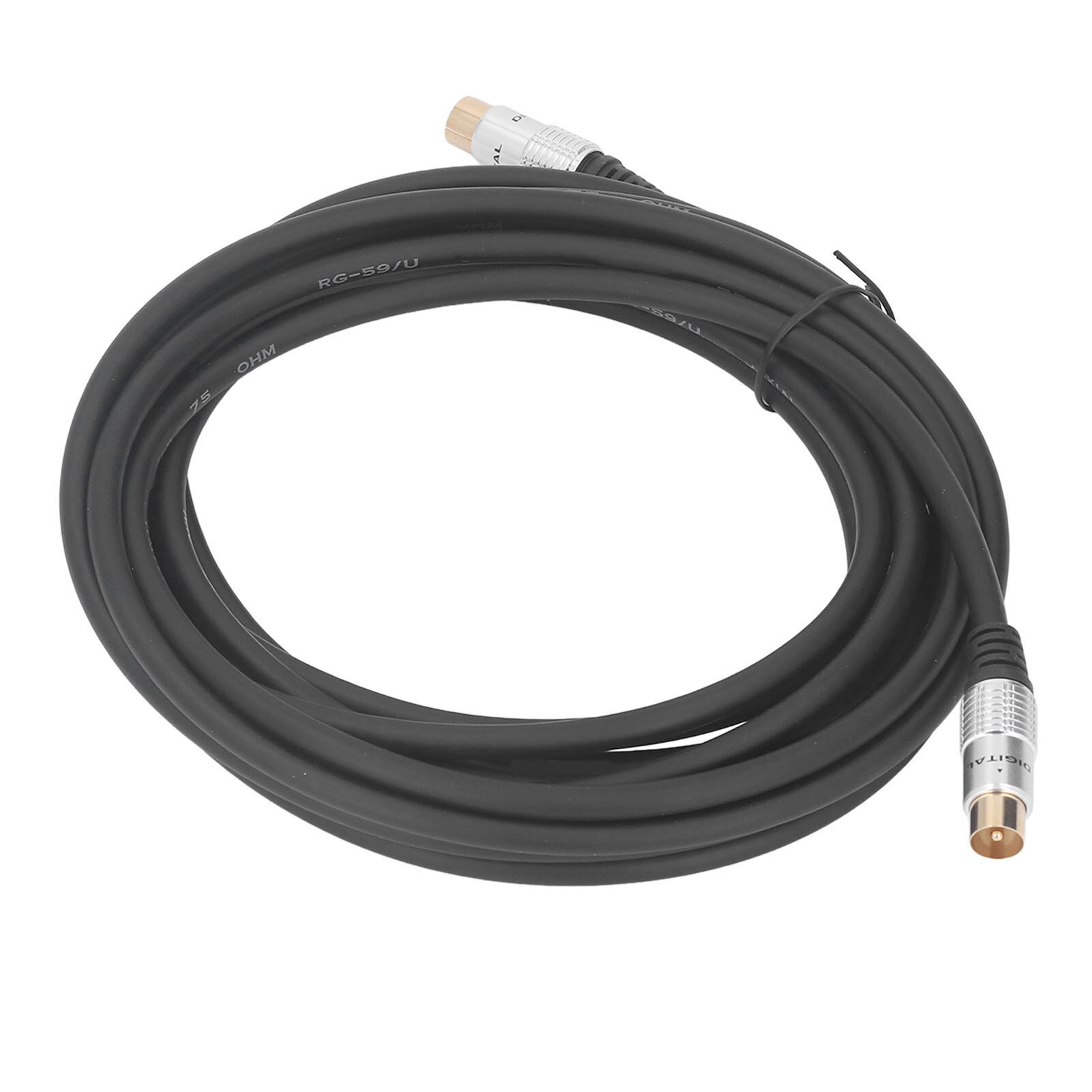 Кабель TV9,5MM мужской на женский, RG59U, 5 м, водонепроницаемый, для цифрового телевидения, с усиленными разъемами