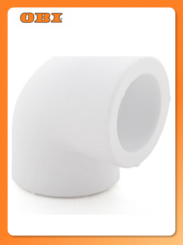 Угольник PPR 32х90 PN25 белый RTP