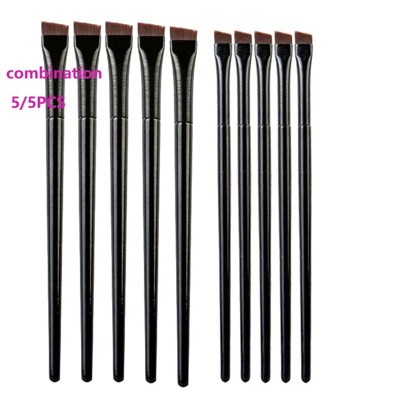 Кисти для бровей 5/5 шт, ручка Mix-10PCS
