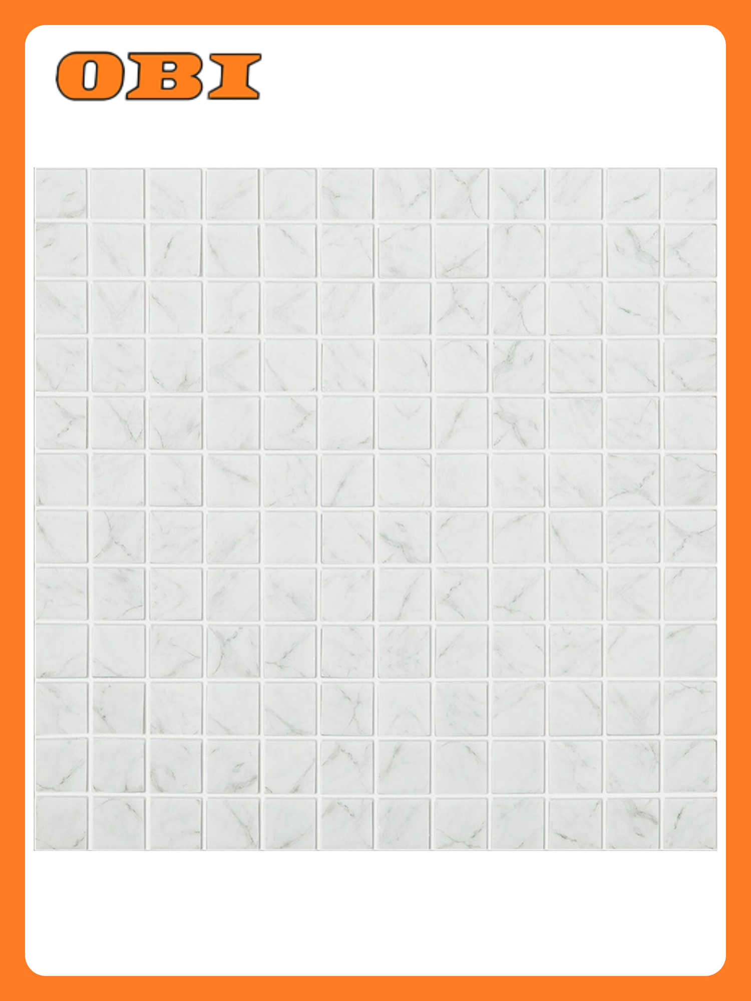 Стеклянная мозаика VIDREPUR Marble серая 317х317 см матовая 1шт