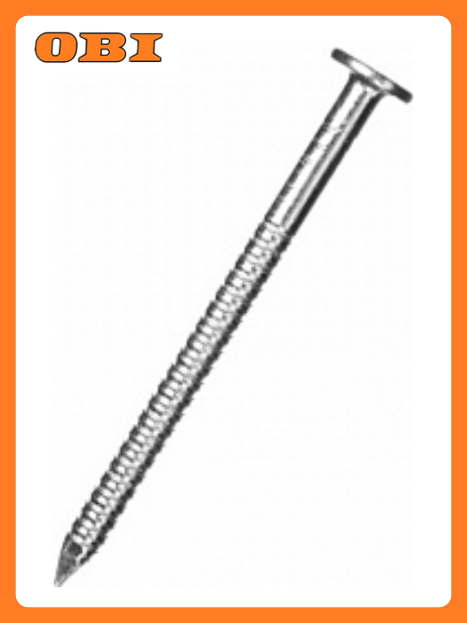 Гвоздь ершеный оцинк. 40 мм 025 кг