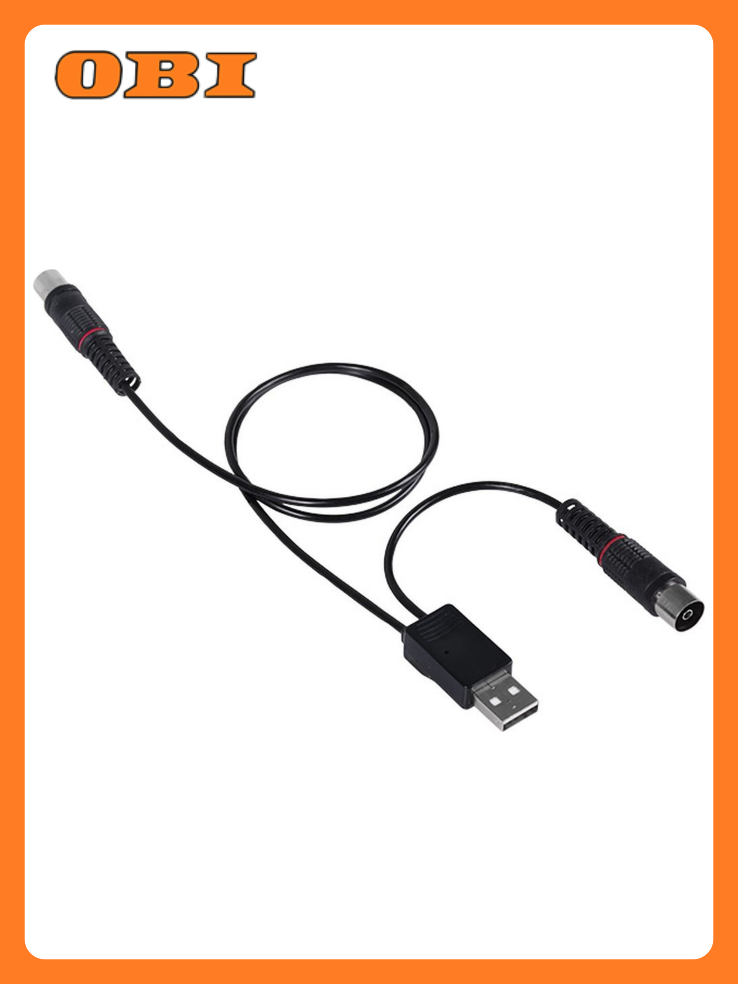 Инжектор питания REXANT RX-455 для активных антенн USB 5 В 1 А