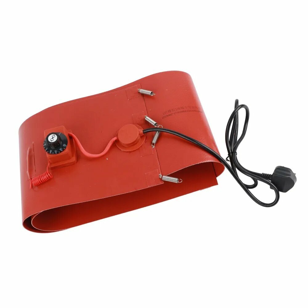 Барабанный нагреватель 200 л с термостатом и силиконовой прокладкой