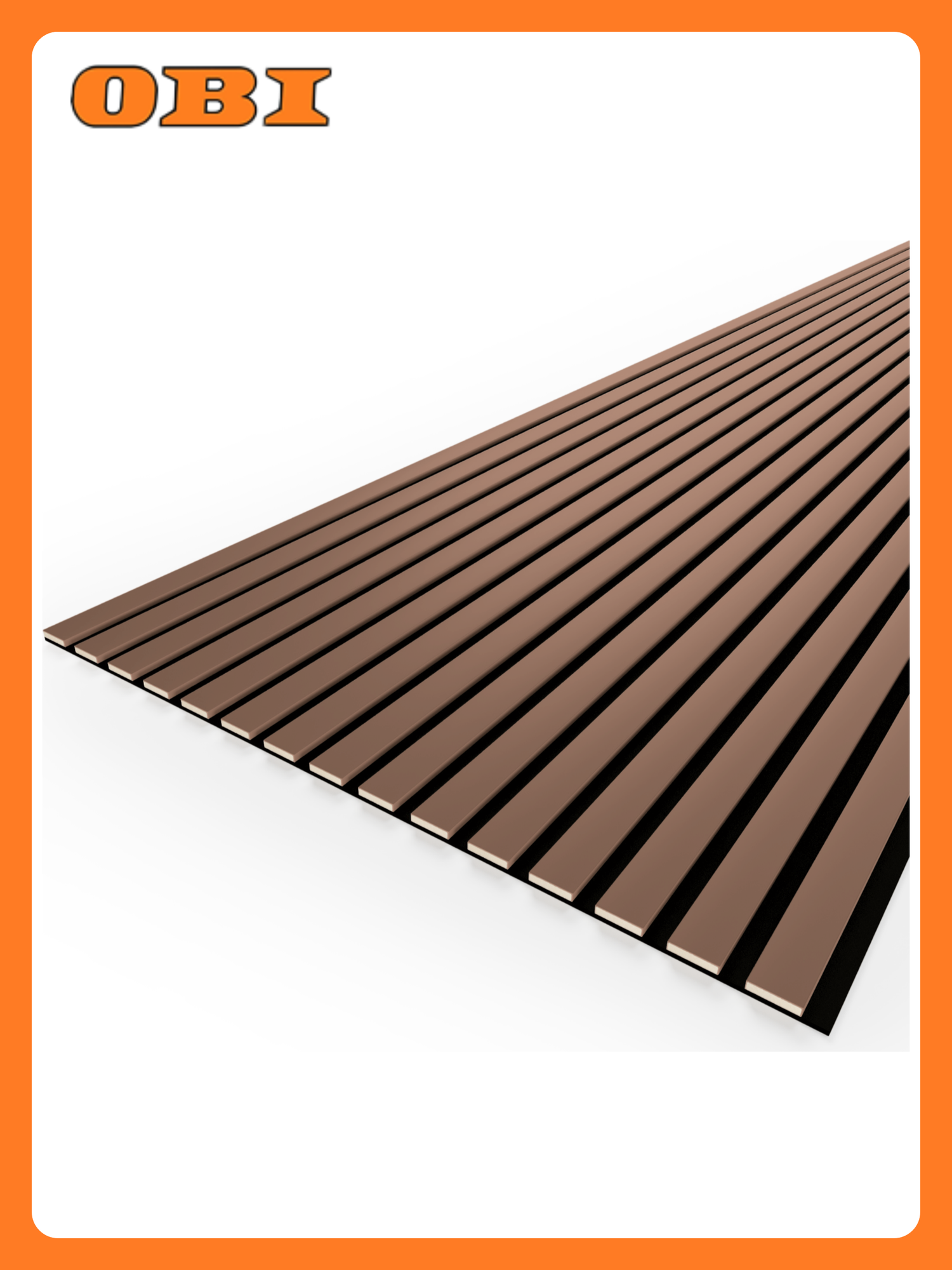 Панель стеновая акустическая Stella Comfort De Luxe Terracotta 2780х600х9