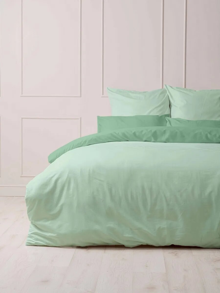 Постельное белье Евро Поплин — фото 1