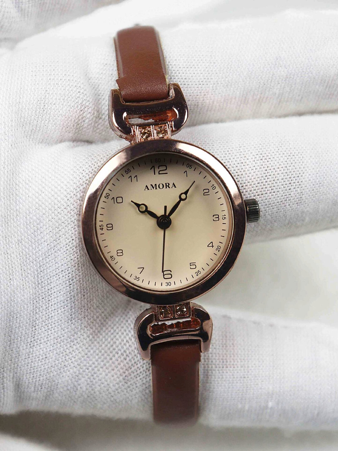 Наручные часы Классика, коричневый — фото 1