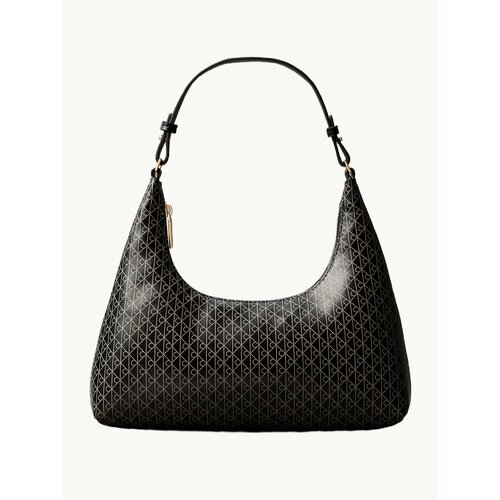 Сумка багет CALVIN KLEIN фактура гладкая черный 6119₽