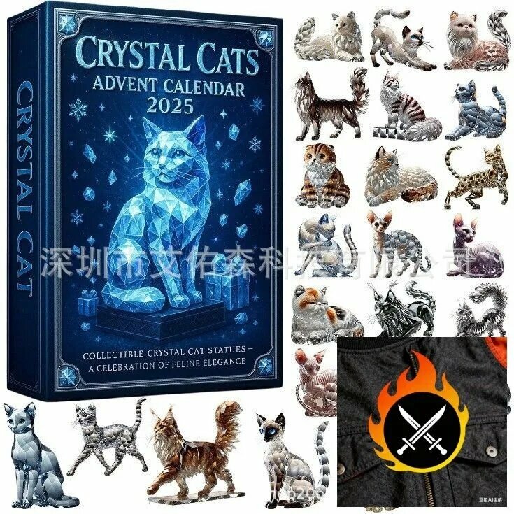 Адвент-календарь 2025 "Забавные животные": французский бульдог хайлендская корова капибара новогодние украшения