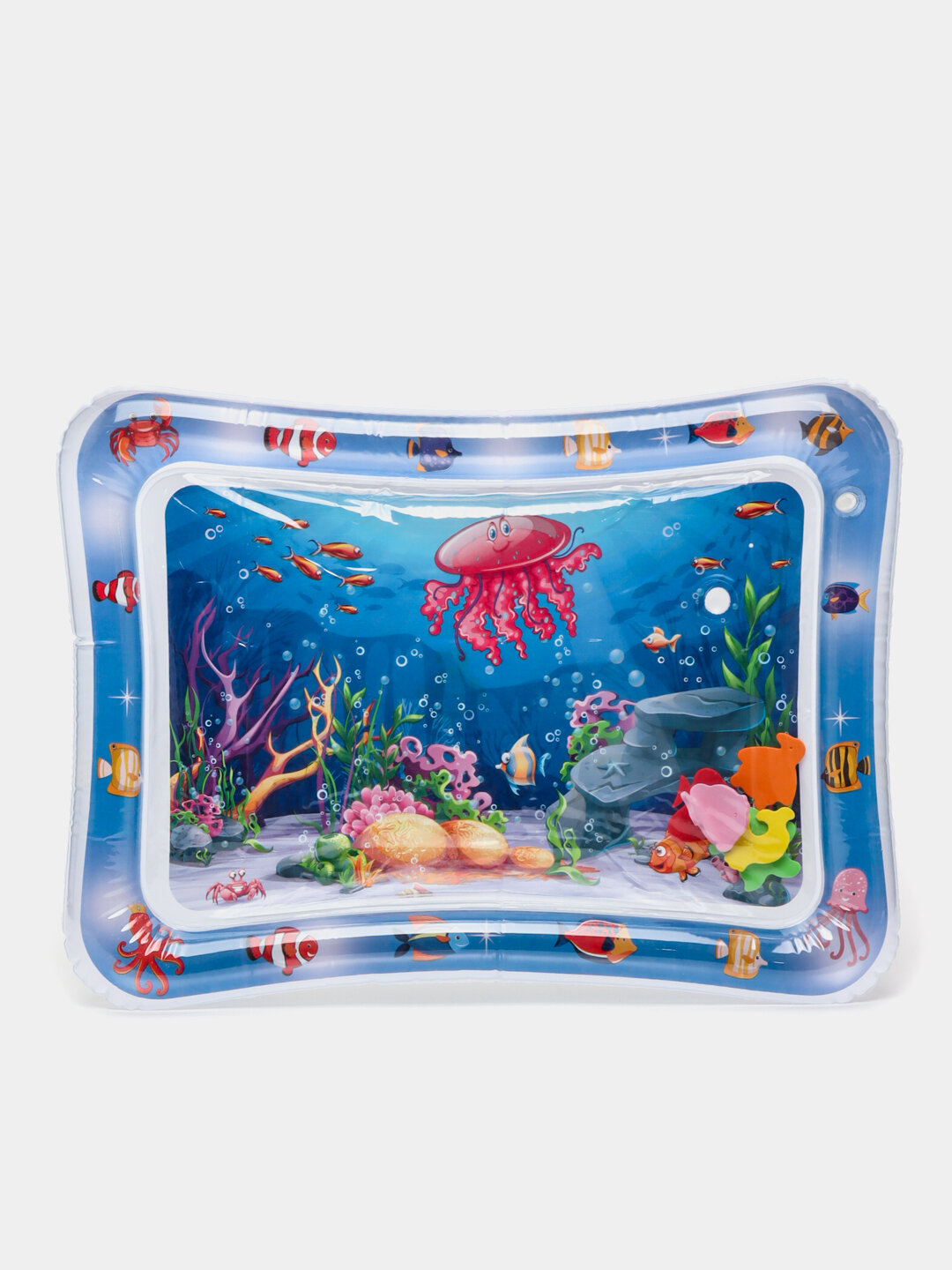 Водяной развивающий коврик, с игрушками, для малышей, 0+, бренд — фото 1