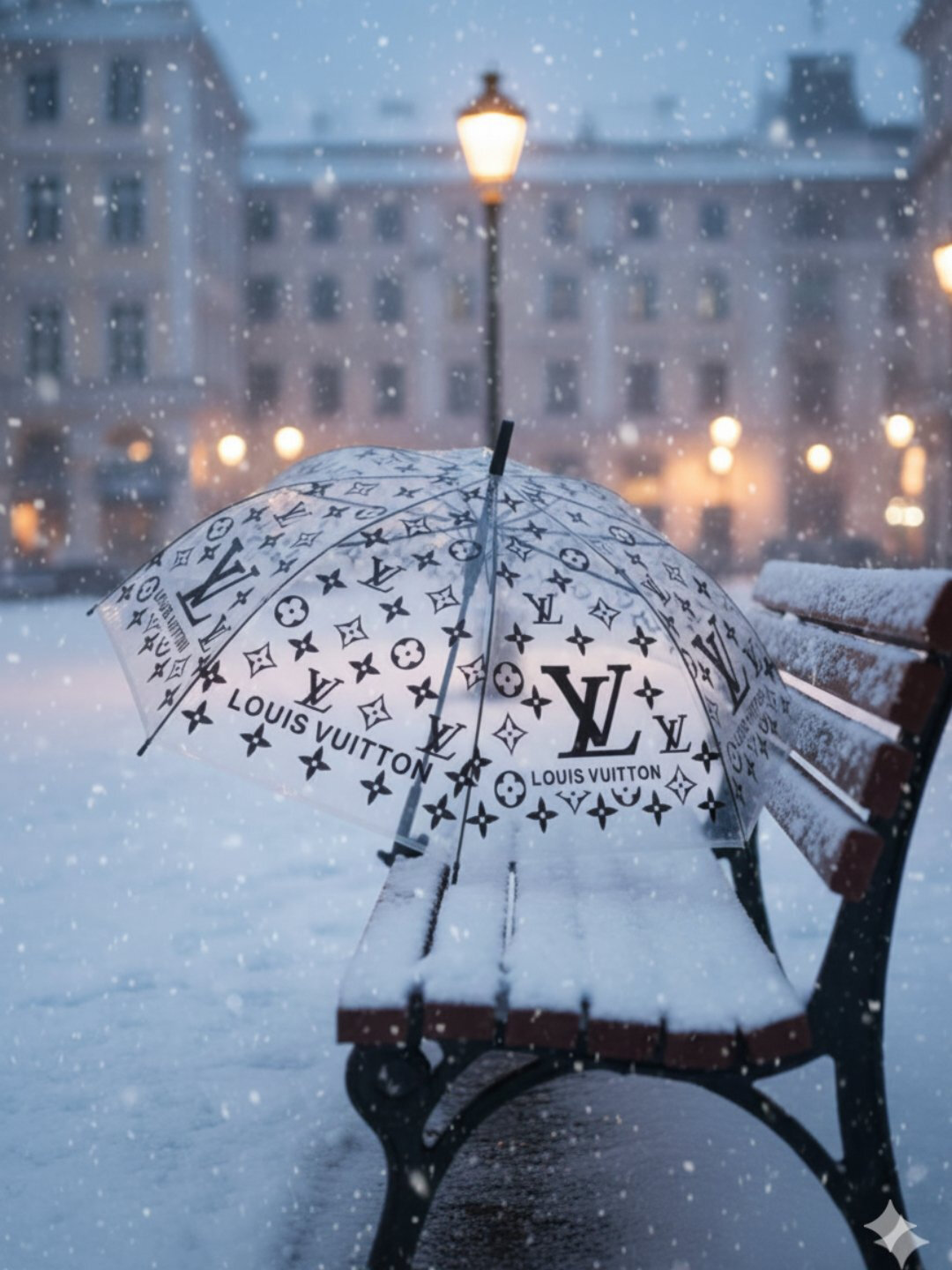 Зонт-трость , белый — фото 1