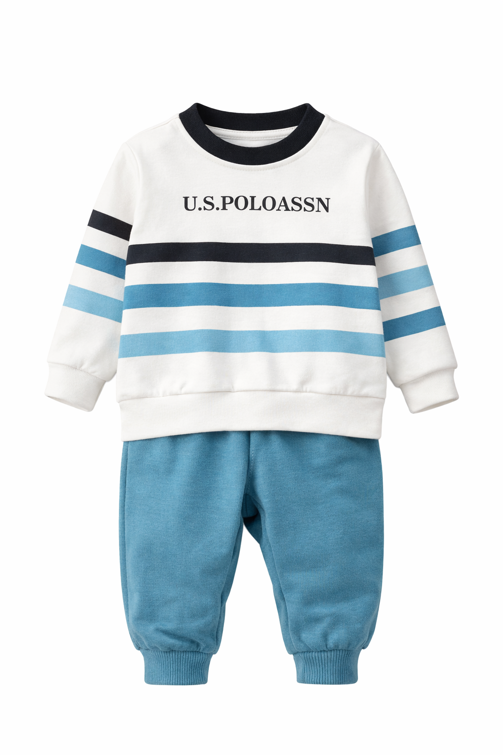 Комплект одежды , размер 73, бирюза/темно-синий — фото 1