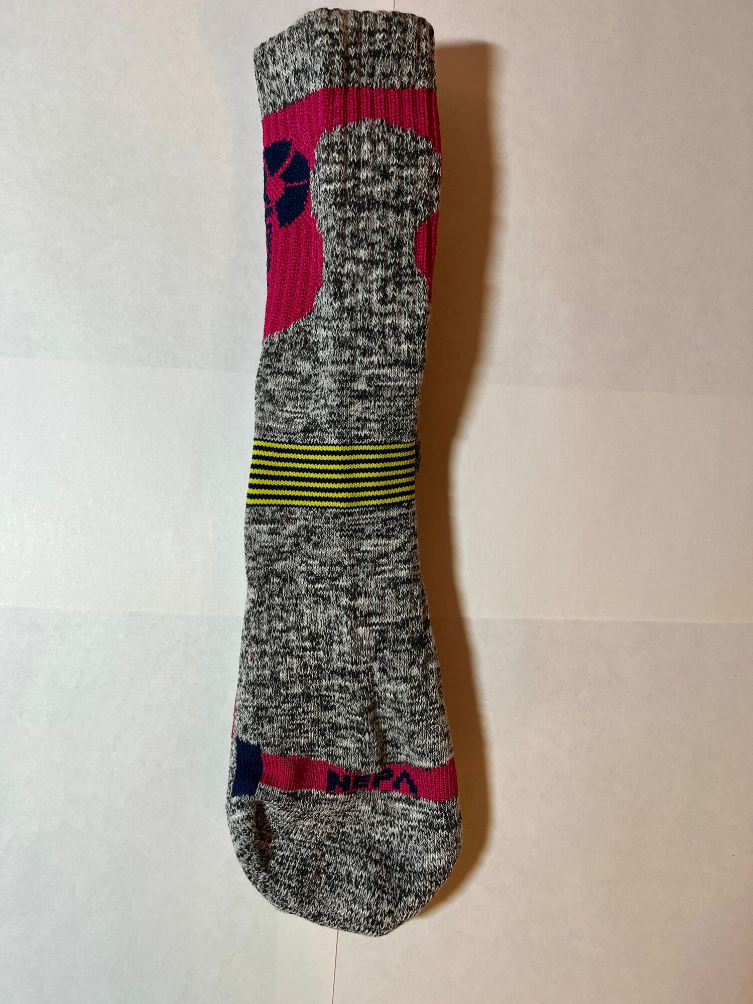 Носки NEPA, размер 24, серый, розовый, желтый — фото 1