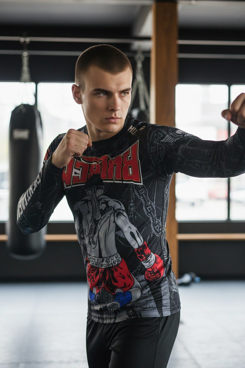 Футболка спортивная Born to be Muaythai