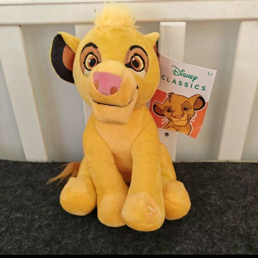 Мягкая игрушка Simba, 40 см, жёлтого цвета, приятная на ощупь и идеальна для объятий.