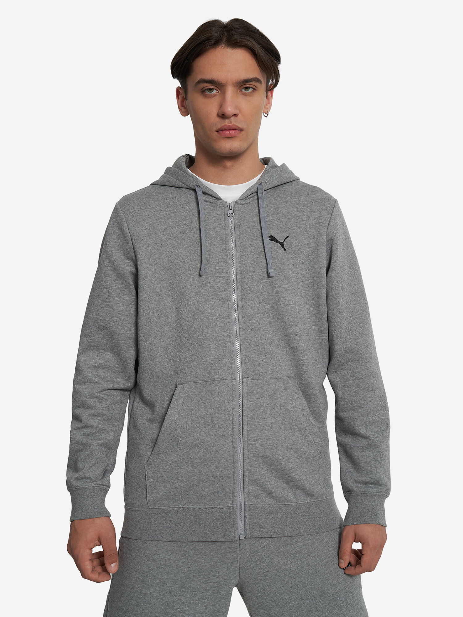 Толстовка PUMA, размер L, , серый — фото 1