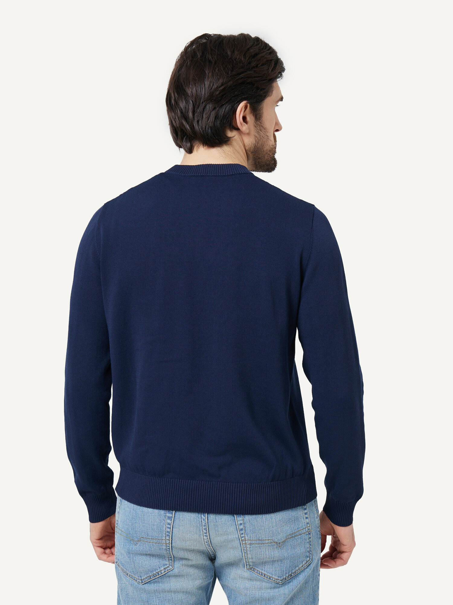 Джемпер DIESEL, размер 2XL, темно-синий — фото 1