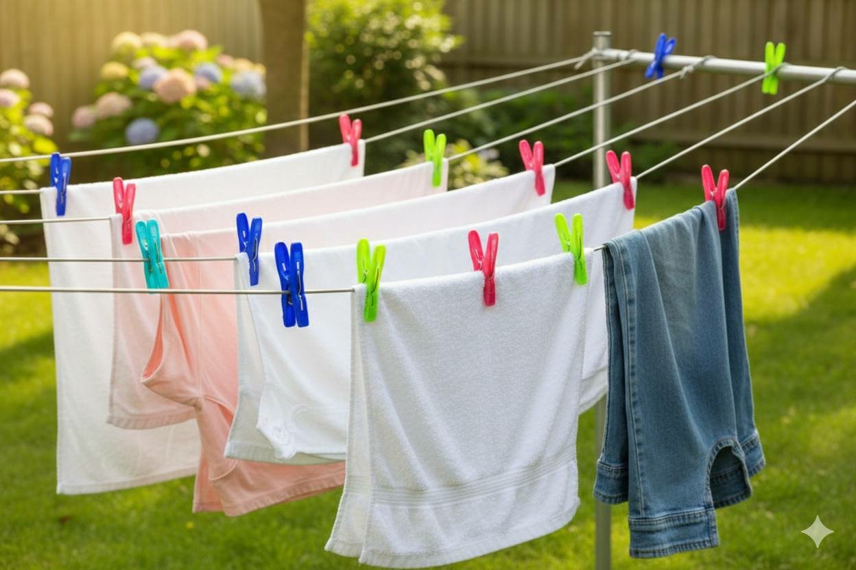 Набор разноцветных прищепок для белья Практичные и удобные прищепки 12 шт