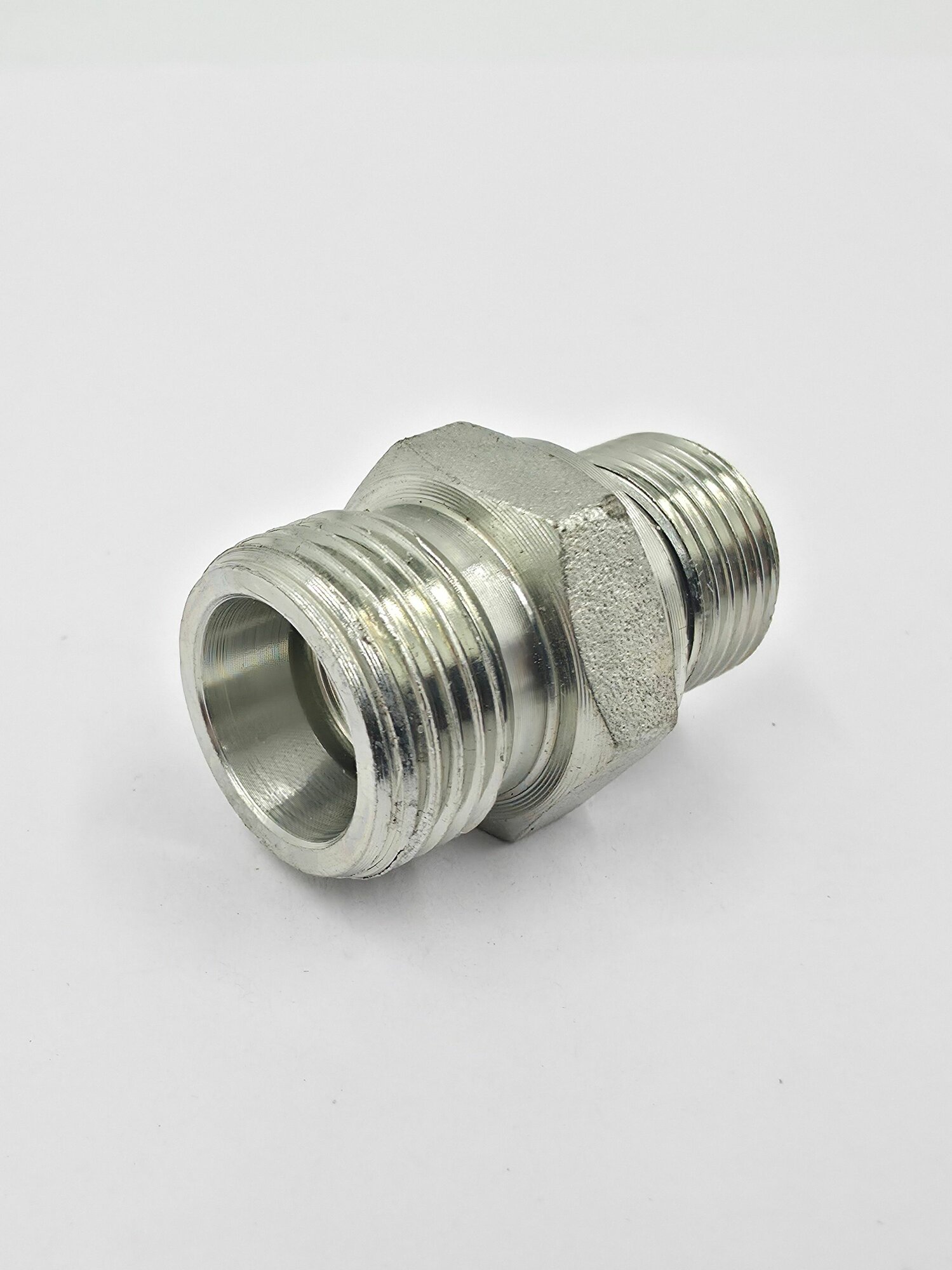 Штуцер 3/8 - М20х1,5 BSP-DKOL переходной адаптер соединительный прямой для РВД и гидравлических систем