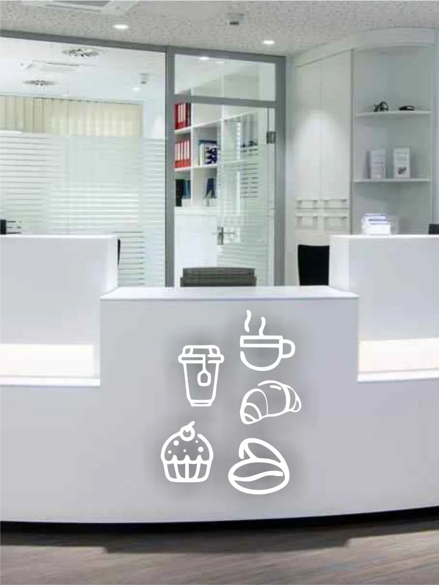 Набор наклеек для витрины вкусняшки — фото 1