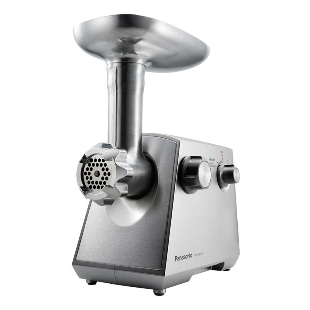 Мясорубка Panasonic MK-GM1701STQ, высокомощная, 1700 Вт, нержавеющая
