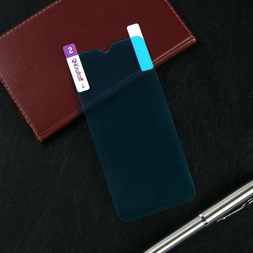 фото Защитное стекло krutoff, для samsung galaxy a01/m01, гибридное, полный клей krutoff group
