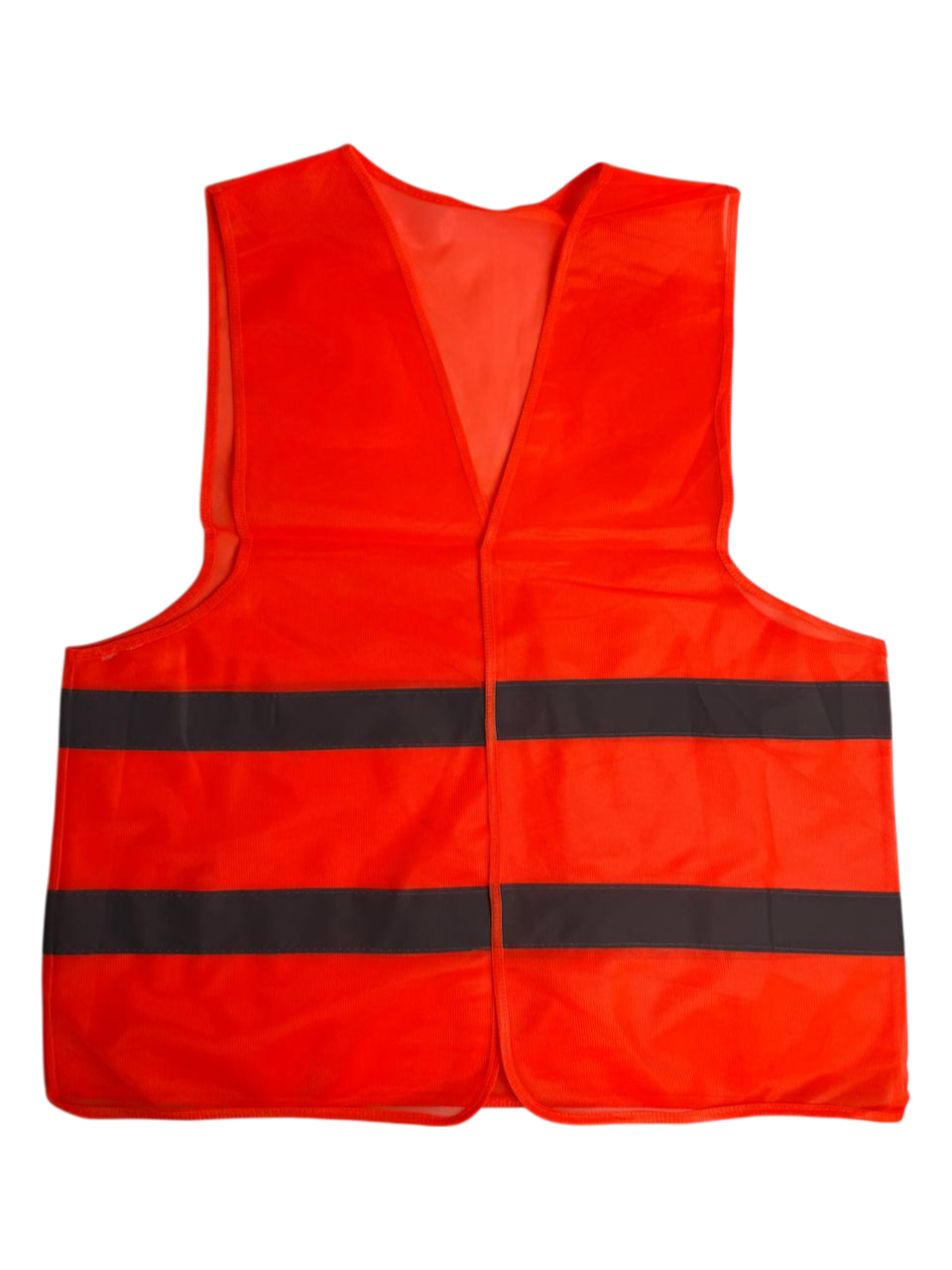 Жилет сигнальный, светоотражающий, 2XL, лавсан, темно-оранжевый, для охраны, сельского хозяйства