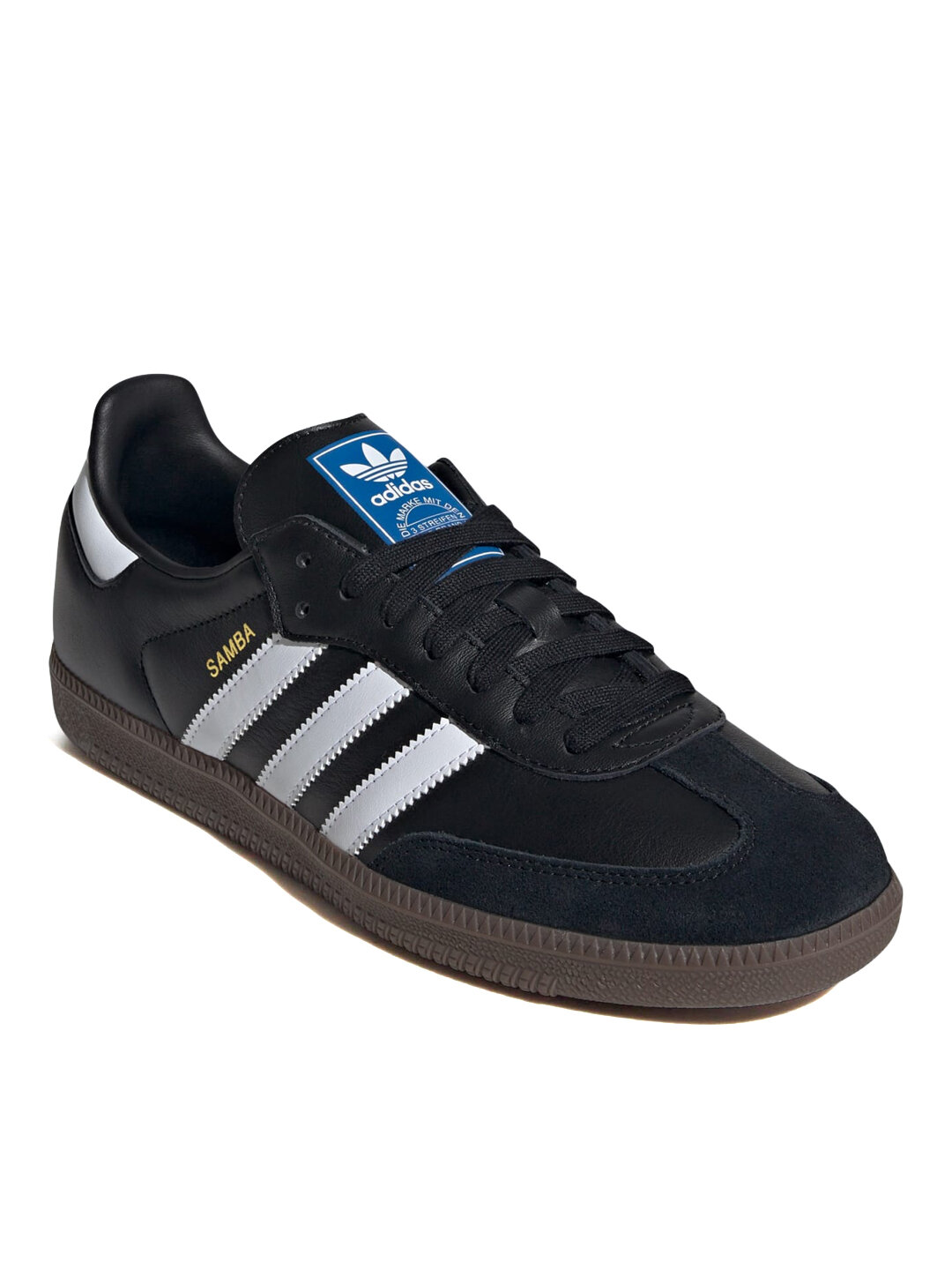 Кеды adidas Originals Samba OG, размер 4,5 UK, черный/белый — фото 1