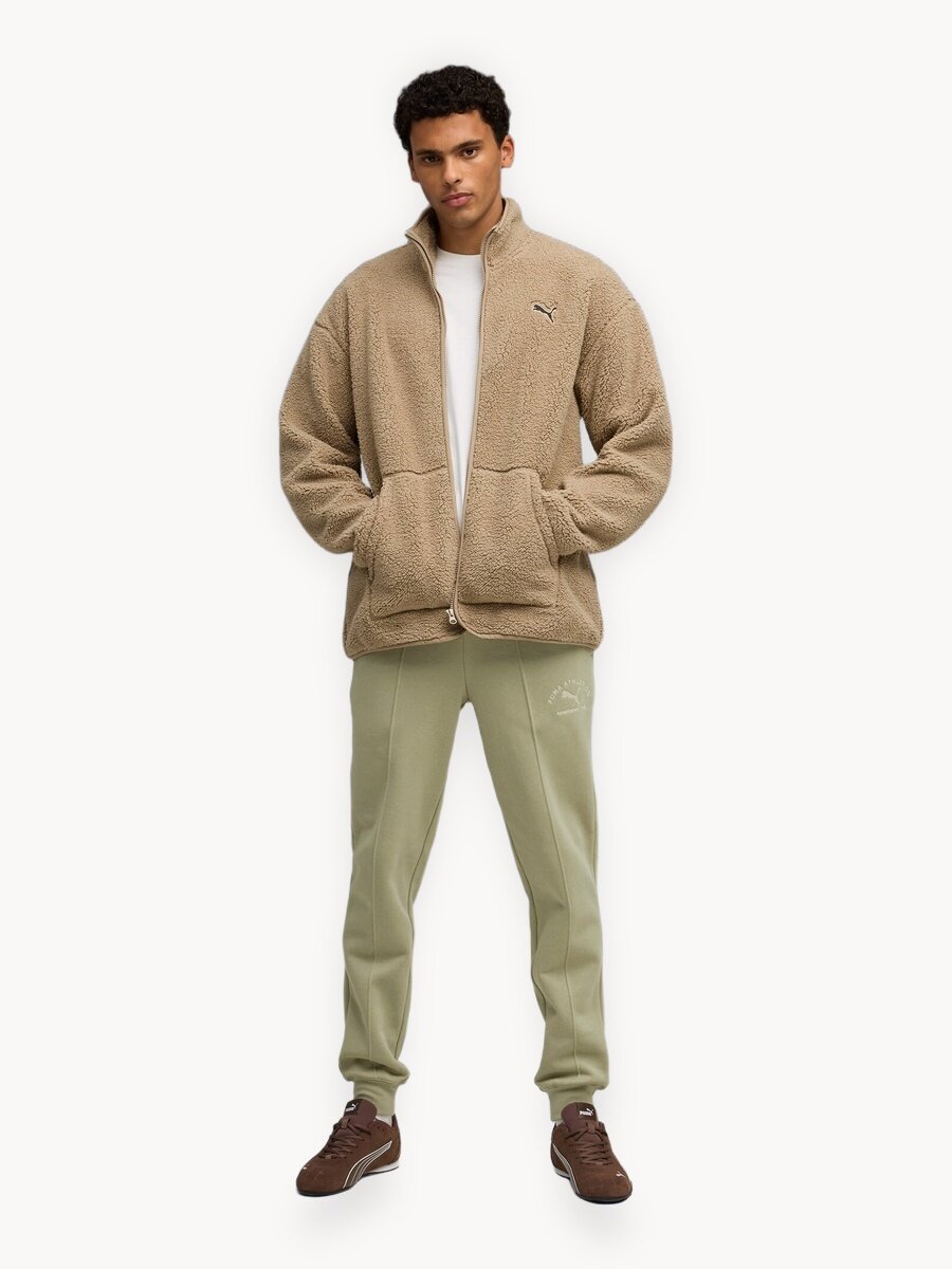 Брюки спортивные PUMA CLASS Better, размер L, оливковый