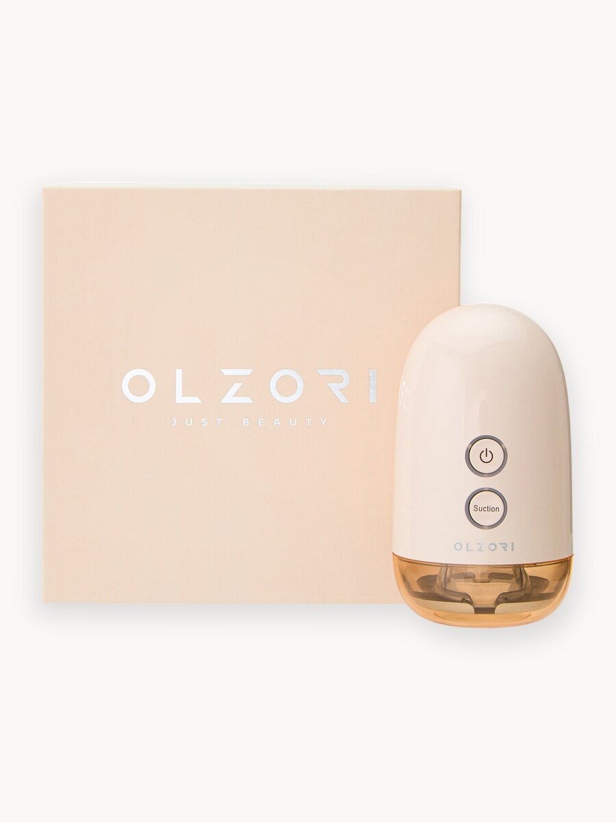 OLZORI Микротоковый вакуумный массажер для лица Yuta с EMS и LED